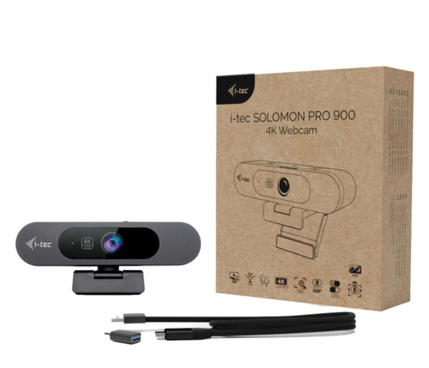 i-tec SOLOMON PRO 900 4K Webcam PiP AI Autofocus WDR - 1500525 - zdjęcie 5